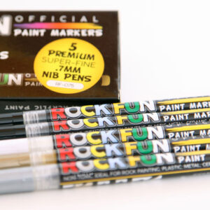 Rockfun Super Fine Paint Pens for rock painting